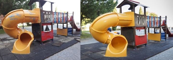 El Ayuntamiento de Guadalajara destina miles de euros en arreglar los destrozos que los vándalos causan en los juegos infantiles