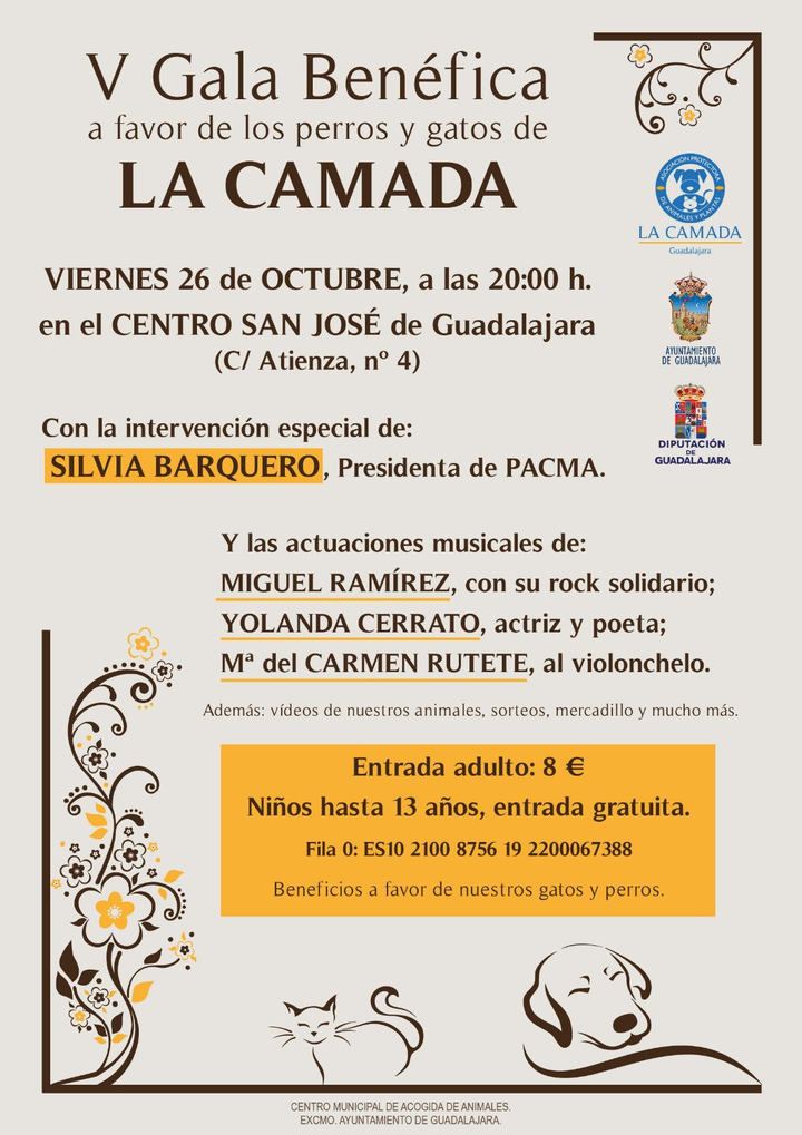 La Camada celebra su V Gala Benéfica en el Centro San José de Guadalajara