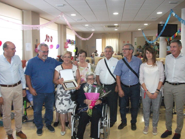 Anacleta Llorente llegó a los cien años en Sigüenza