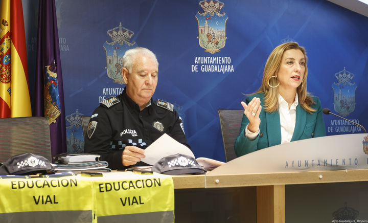 Más de 2.000 alumnos recibirán formación en seguridad vial durante este curso a través de la Policía Local de Guadalajara