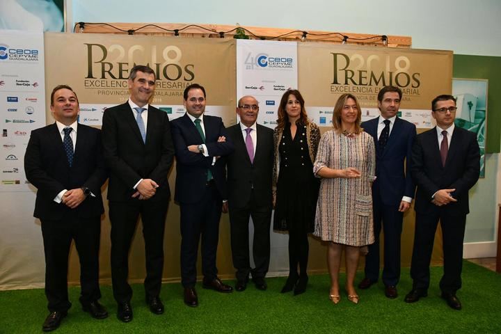 Paco Nuñez en la celebración de los Premios Excelencia Empresarial 40º aniversario CEOE-CEPYME en Guadalajara