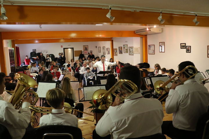 La Banda de Fuentenovilla se luce en Santa Cecilia