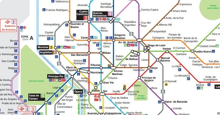 Dos estaciones del Metro de Madrid cambian a partir de este sábado su nombre