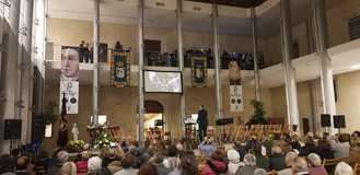 Homenaje a Carlos Sánchez, en el concierto de Santa Cecilia de la Banda de Música de Pastrana