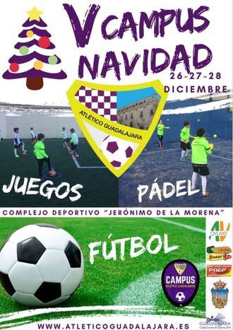 Inscripciones abiertas para el V Campus de Navidad del Atlético Guadalajara