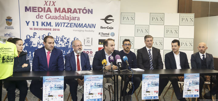La XIX Media Maratón de Guadalajara reunirá a más de 1.000 corredores