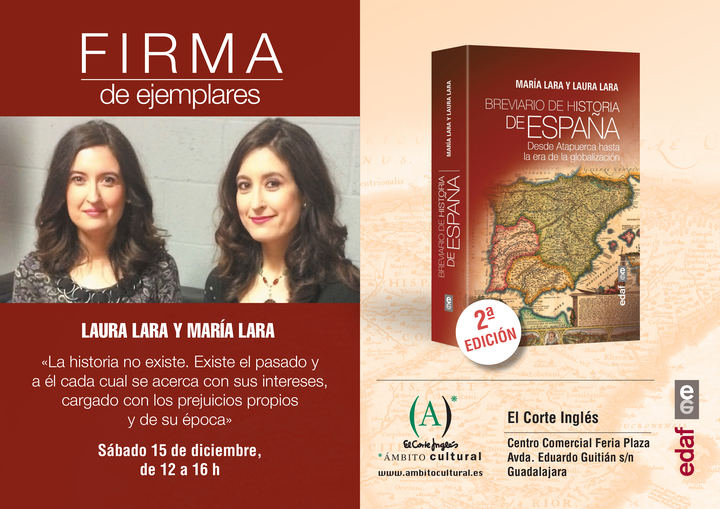 Las historiadoras alcarreñas María y Laura Lara presentan en Guadalajara su nuevo libro 