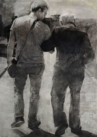 Ignacio Jiménez, ganador del premio de dibujo 'Antonio del Rincón' 2018 de la Diputación de Guadalajara