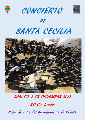 La Banda de Música Municipal de Yebra celebra su ya tradicional Concierto de Santa Cecilia