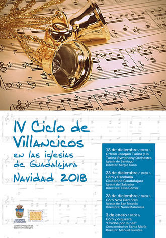 El próximo martes arranca el IV Ciclo de Villancicos de Guadalajara