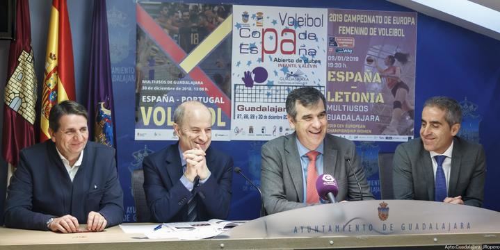 La Copa de España de Voleibol atraerá a Guadalajara a 2.240 deportistas entre el 27 y 30 de diciembre