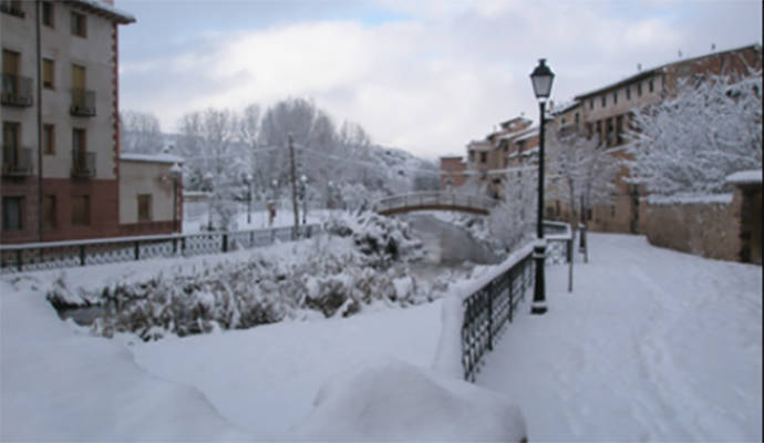 Molina de Aragón registra este jueves la temperatura más fría de España por segundo día consecutivo, con 10 grados bajo cero