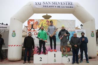 Adrian Hadri (Denia Corre) y Miriam Carbonero (Atletismo Alcorcón) ganadores de la "XXI San Silvestre Villasecana 2018"