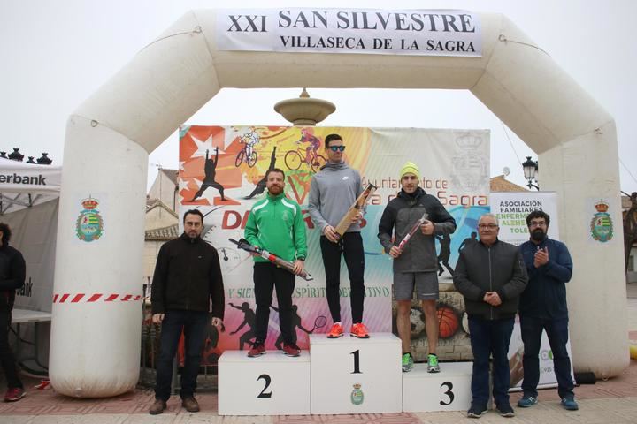 Adrian Hadri (Denia Corre) y Miriam Carbonero (Atletismo Alcorcón) ganadores de la 'XXI San Silvestre Villasecana 2018'