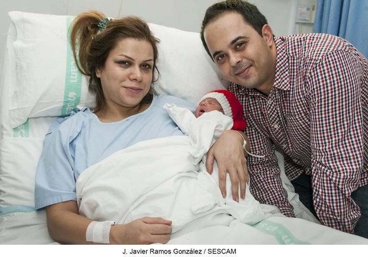 Adrián ha sido el primer bebé nacido en Guadalajara en este 2019