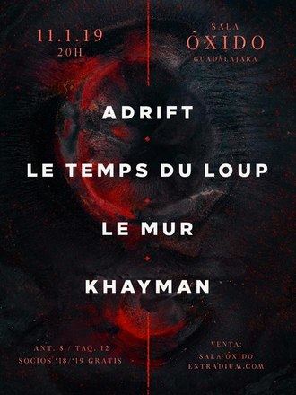 Menos de una semana para disfrutar de ADRIFT en la sala Óxido de Guadalajara