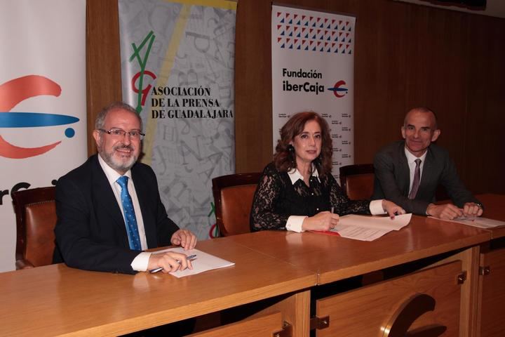 Ibercaja y la Asociación de la Prensa de Guadalajara renuevan su convenio anual