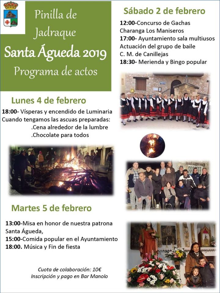 XIV Edición Concurso de Gachas Pinilla de Jadraque, 'Vive Pinilla Viva'