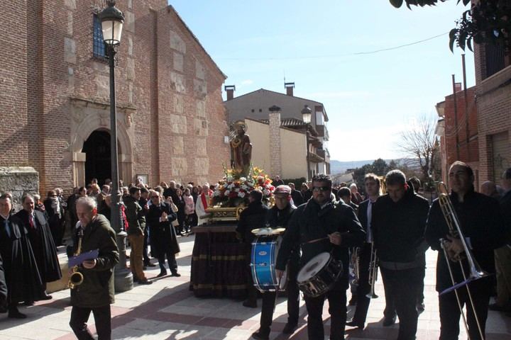 San Blas se sobrepuso al frío para celebrar la fiesta patronal de Cabanillas del Campo