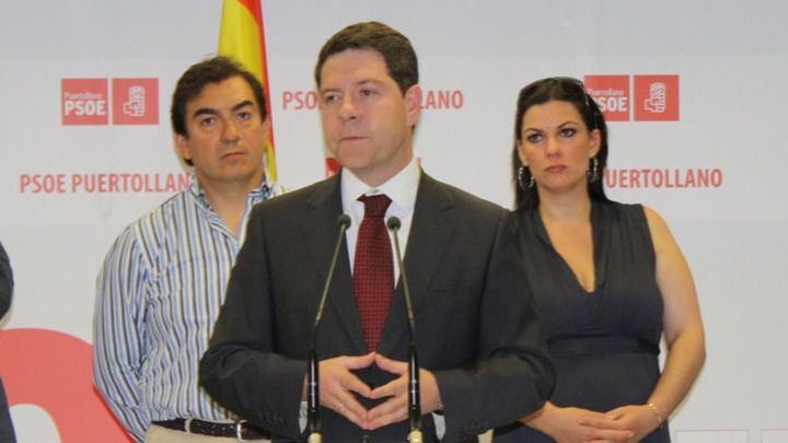 Joaquín Hermoso junto a Emiliano García-Page