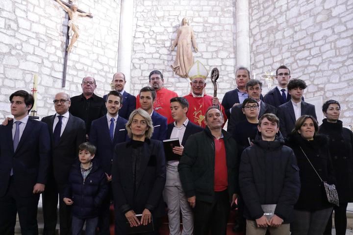 Pareja recibió ayer la visita del obispo de la diócesis Sigüenza-Guadalajara, Atilano Rodríguez