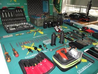 Desarticulado en Guadalajara un grupo de aluniceros que asestaban golpes en comercios con vehículos robados