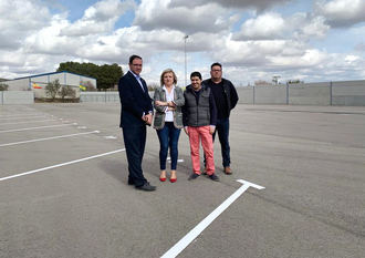 El respaldo de la Diputación de Cuenca permite al municipio de Honrubia contar con un parking municipal de camiones