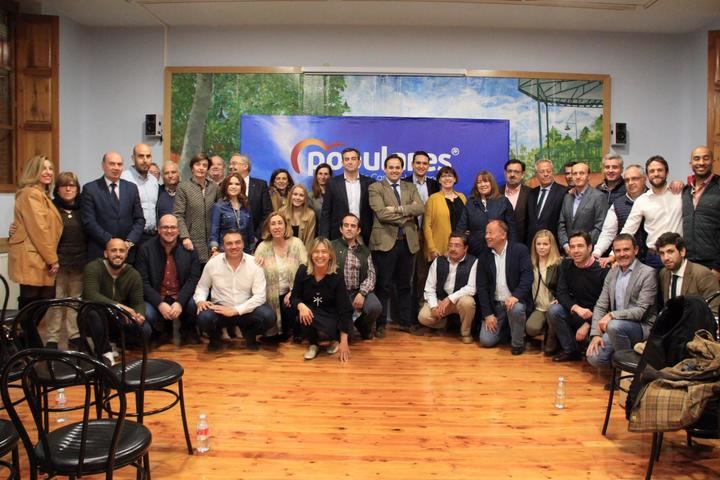 Paco Núñez y el PP provincial arropan a Jaime Celada en su presentación como candidato a la Alcaldía de Cabanillas