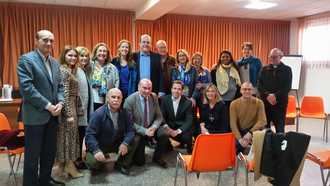 Visita realizada esta tarde a la Casa Nazaret de Guadalajara por la vicesecretaria general del Partido Popular, Marta González