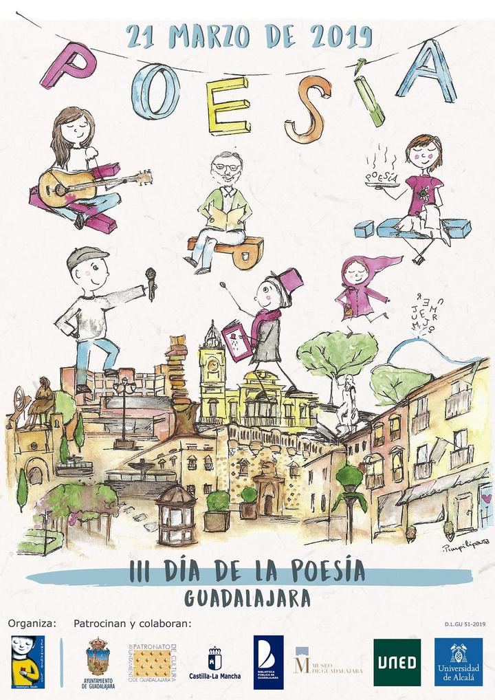 Guadalajara volverá a sacar la poesía a las calles el día 21 de marzo con 25 actividades