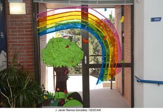 La planta de Pediatría del Hospital de Guadalajara luce mucho más bonita con motivo de la llegada de la primavera