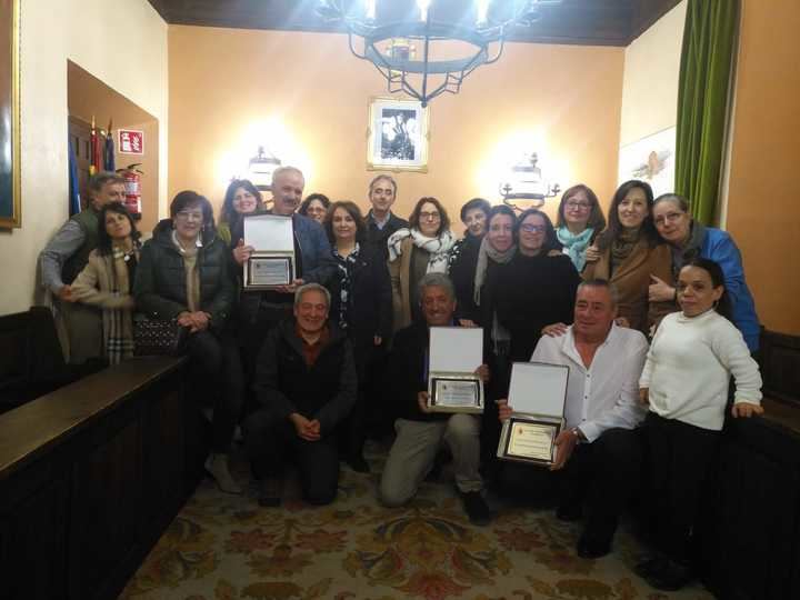 Homenaje del Ayuntamiento de Sigüenza a tres trabajadores municipales con motivo de su jubilación