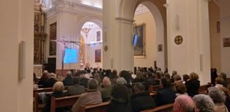 La concatedral de Santa Mar&#237;a de Guadalajara se une al Rosario por la Paz