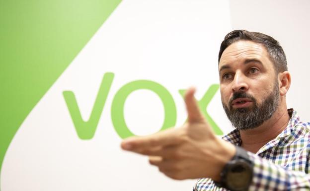 Santiago Abascal este viernes en un acto de VOX en Cuenca 