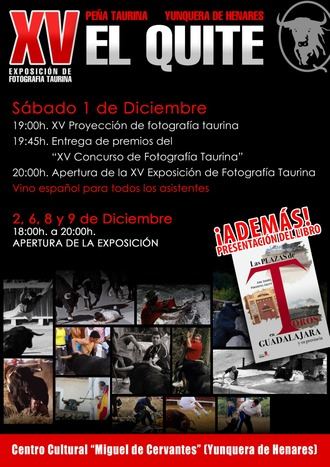 La Peña Taurina 'El Quite' celebra este sábado la entrega de premios de su XV Concurso de Fotografía Taurina