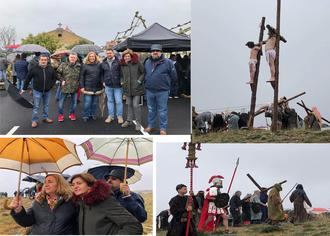 Silvi Valmaña y Ana González ensalzan el valor de las tradiciones en la Pasión Viviente de Hiendelaencina