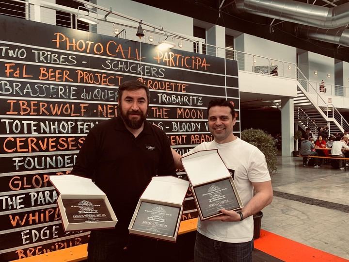Trío de medallas para Arriaca en el Barcelona Beer Challenge 2019: un oro y dos platas