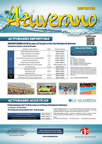 Hasta el 3 de junio, está abierta la inscripción en el programa Azuverano