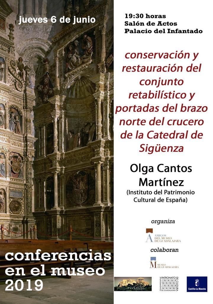 Una nueva conferencia tratará la restauración de los retablos y portadas del brazo norte de la Catedral de Sigüenza