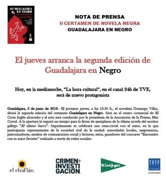 El jueves arranca la segunda edición de Guadalajara en Negro