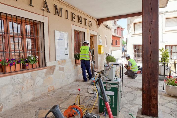 GEOSEC se ocupa de las obras de mantenimiento del Ayuntamiento de Aranzueque