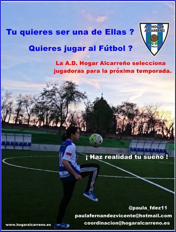 Jornada de pruebas para el equipo femenino del Hogar Alcarreño