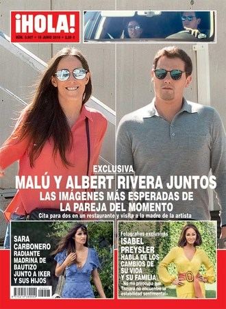 ¡HOLA! Albert Rivera ya conoce a la familia de Malú