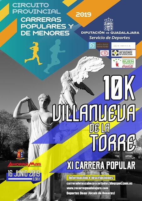 El domingo 16 se celebrará XI Carrera Popular de Villanueva de la Torre