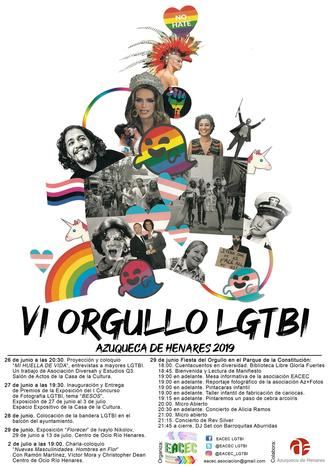 Las actividades del VI Orgullo LGTBI en Azuqueca comienzan este mi&#233;rcoles