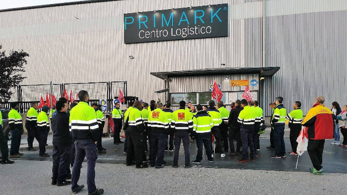 Vuelve a la huelga indefinida a la plataforma logística de DHL-Primark en Torija