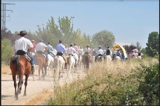 M&#225;s de 110 caballistas participan en la Romer&#237;a a caballo a la &#8220;Virgen de la Granja&#8221; 2019 en Yunquera de Henares