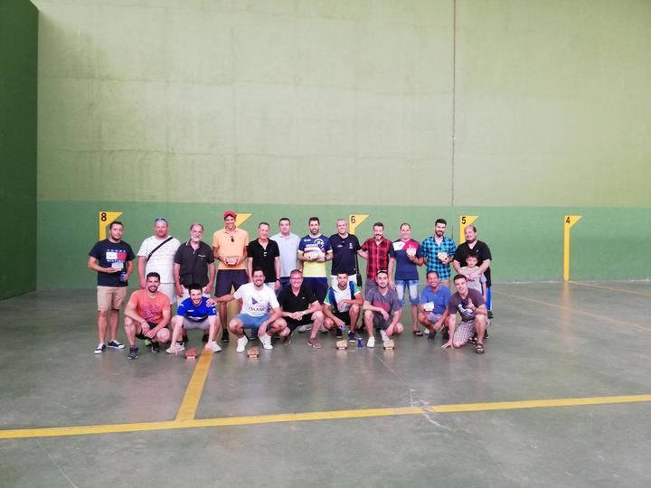 Acto final de temporada de la Liga Provincial de Frontenis de Guadalajara