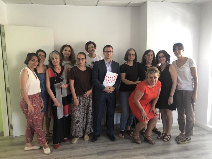 El secretario general de CEOE-Cepyme Guadalajara visita la Lanzadera de Empleo de Azuqueca