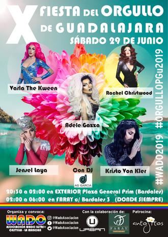 El Orgullo LGTBI en Guadalajara celebra su décimo aninversario en la provincia